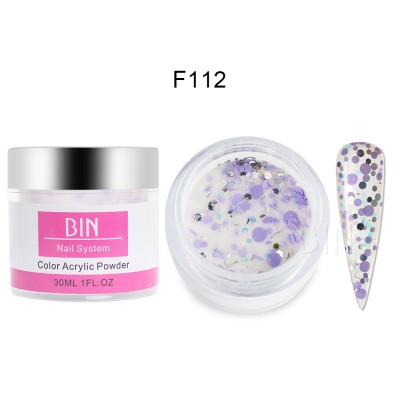 BIN Nail sparkle glitter colors bulks nail art acrylic powder