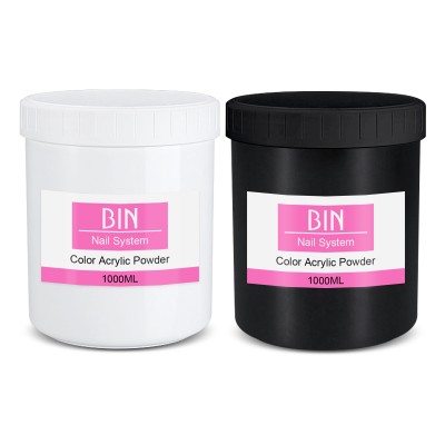 BIN Factory Nail Acrylic Dipping Powder Bucket Acrylic Nail Powder