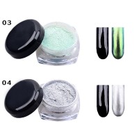 2017 best quality color gel nails mirror pigment acrylic magic nail powder