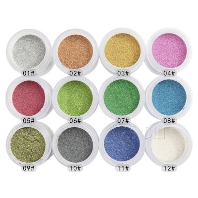 BIN Bulk 1kg loose flake glitters mix colored Nail acrylic polymer powder