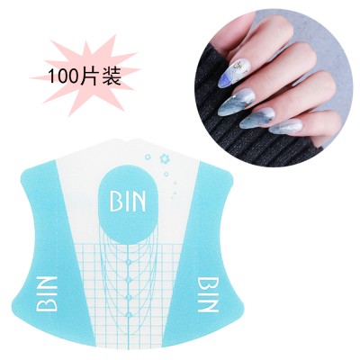 BIN Plastic Nail Form Roll For Extention Builder Gel Nail Forms